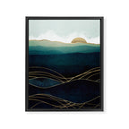 Indigo Waters Framed Canvas Print Gallery Image 8