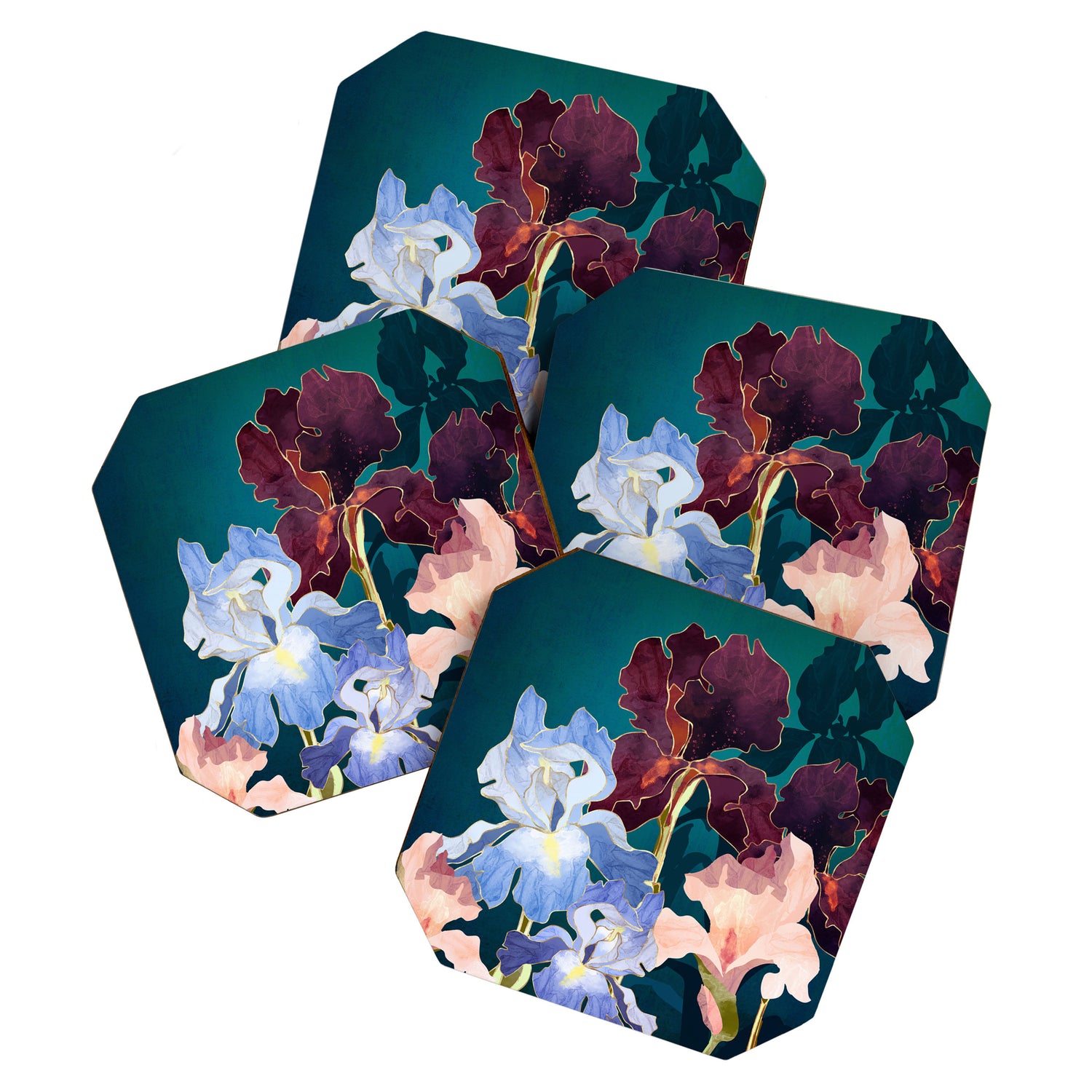Iris Abstract Coaster Gallery Image 1