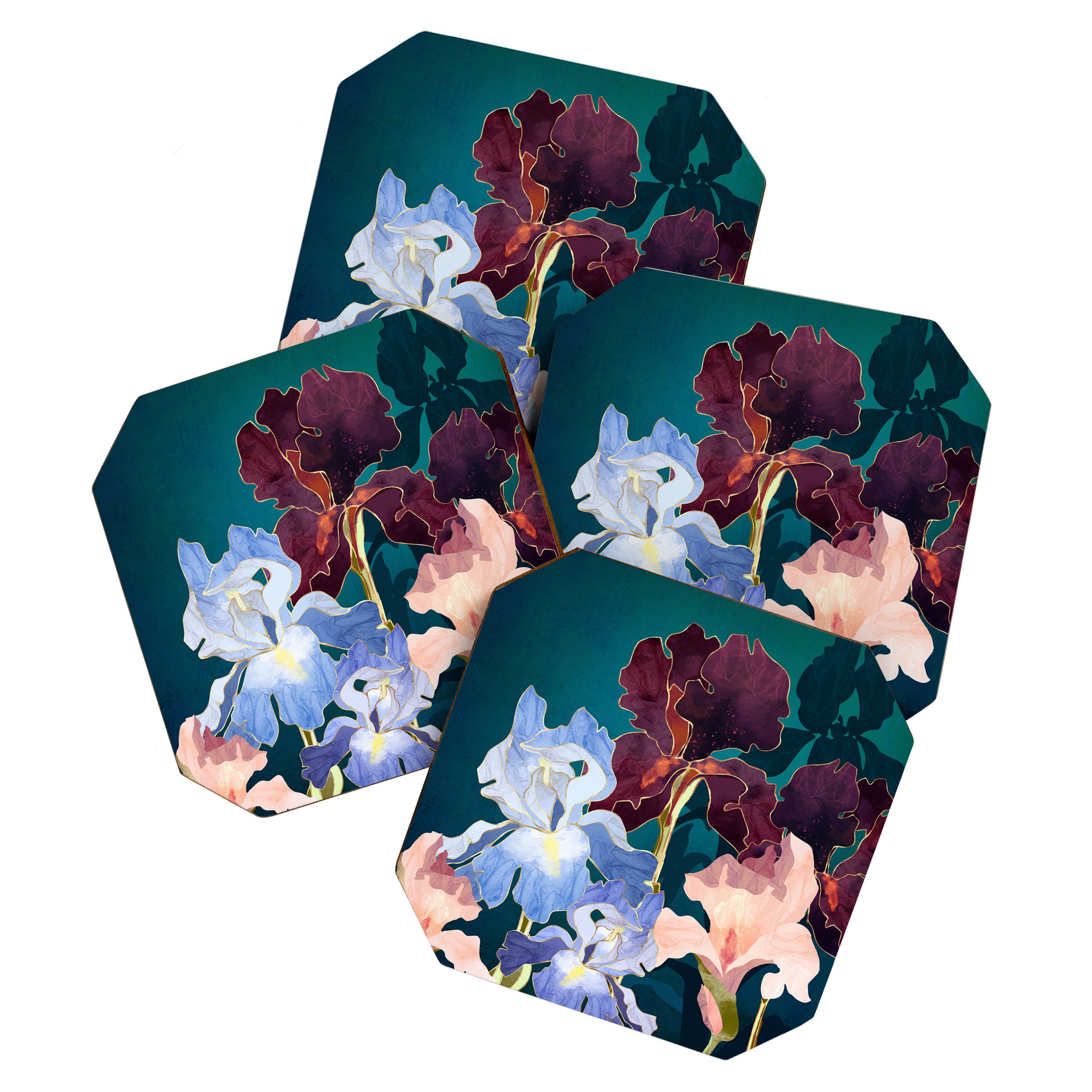 Iris Abstract Coaster Gallery Image 1