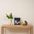 Iris Abstract Framed Canvas Print Gallery Image 4