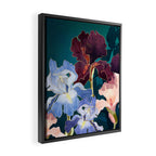 Iris Abstract Framed Canvas Print Gallery Image 2