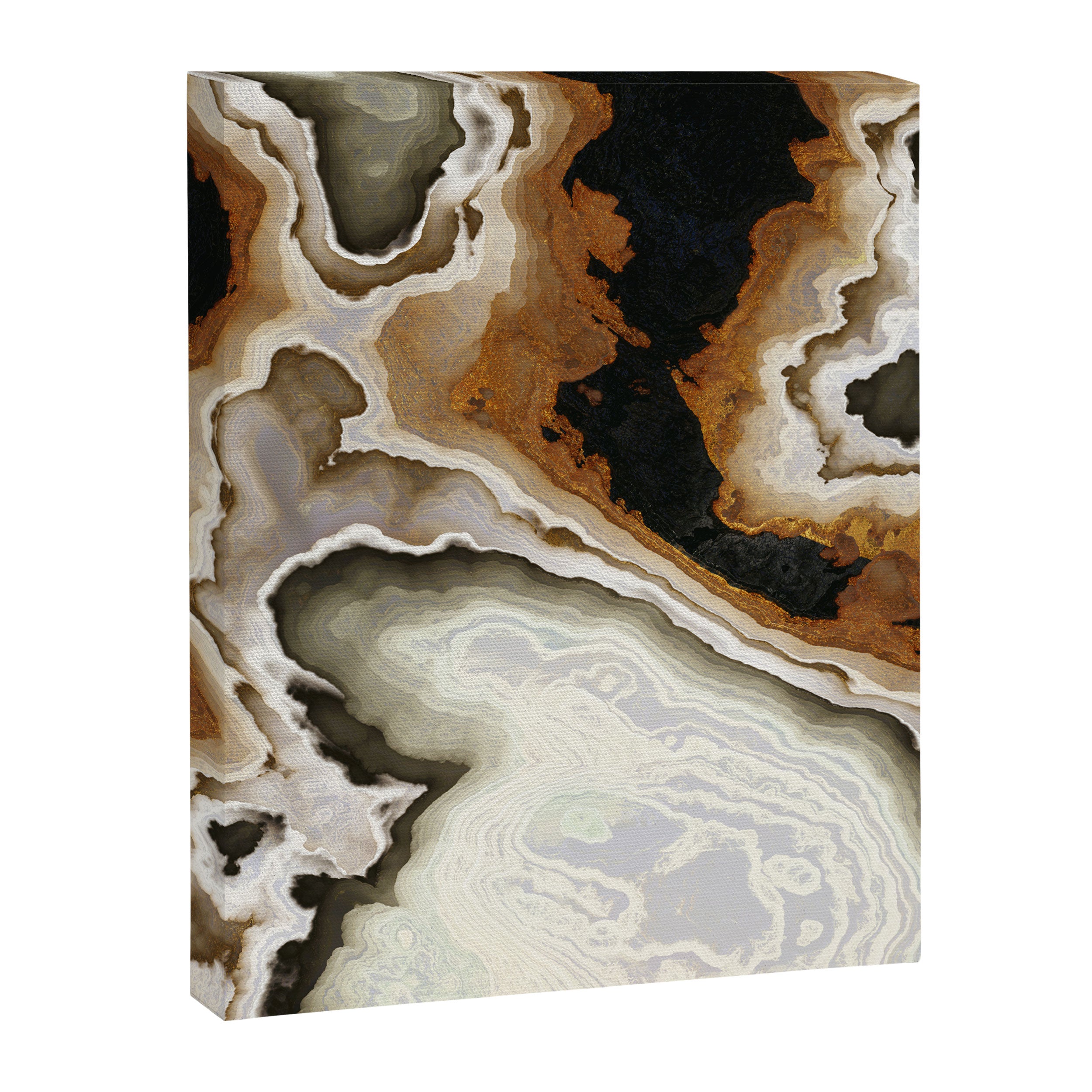 Ivory Agate Abstract Canvas Print Gallery Image 8