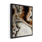 Ivory Agate Abstract Framed Canvas Print Gallery Image 2
