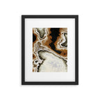 Ivory Agate Abstract Framed Art Print Gallery Image 6