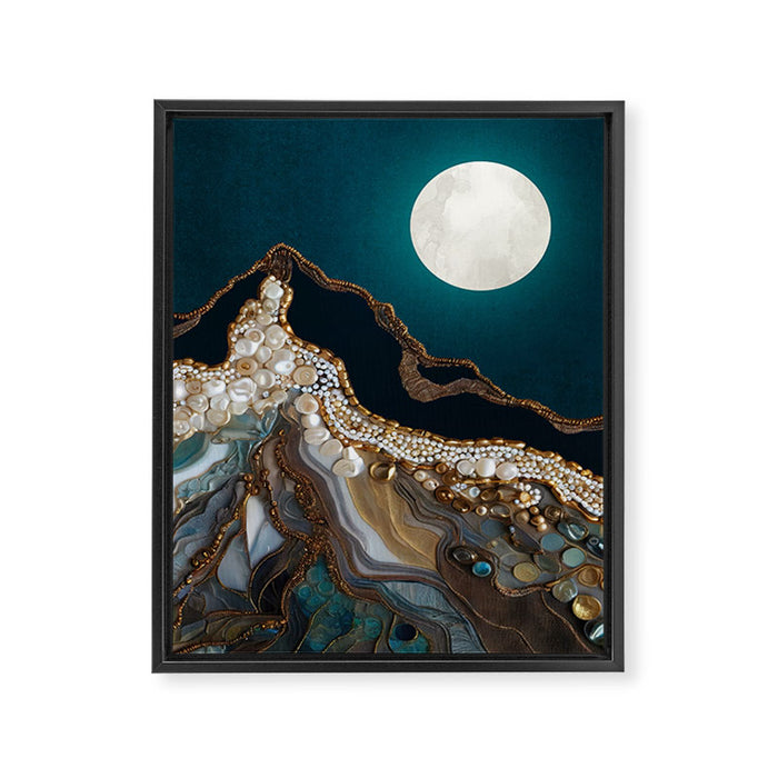 Jewel Mountain Framed Canvas Print Gallery Image 1
