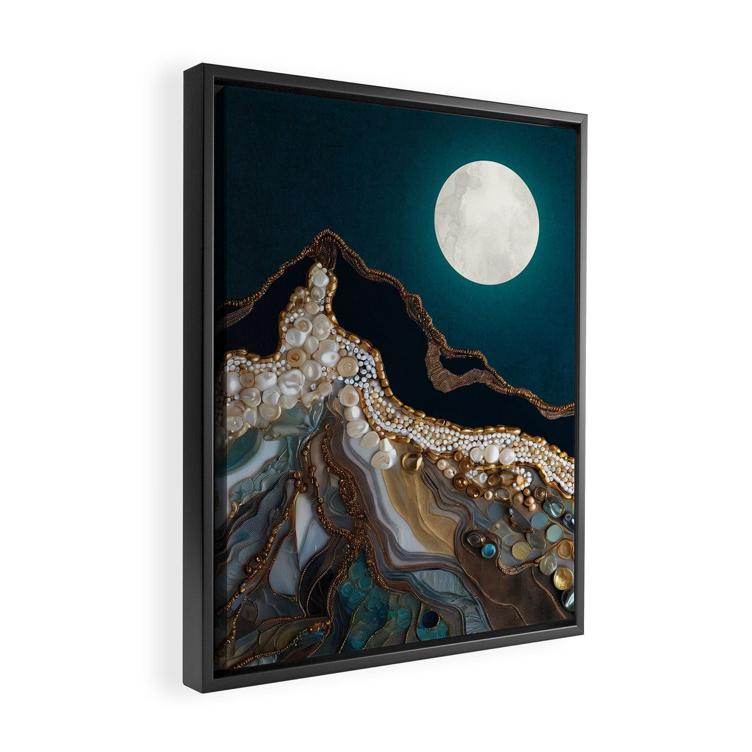 Jewel Mountain Framed Canvas Print Gallery Image 2