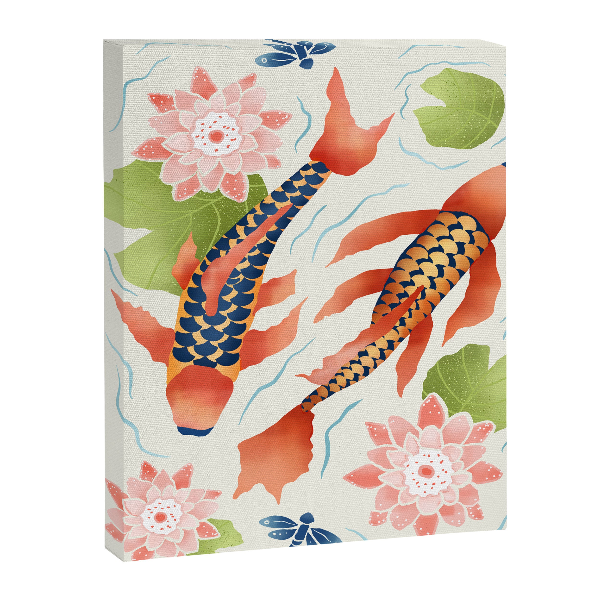 Koi Pond I Canvas Print Gallery Image 6