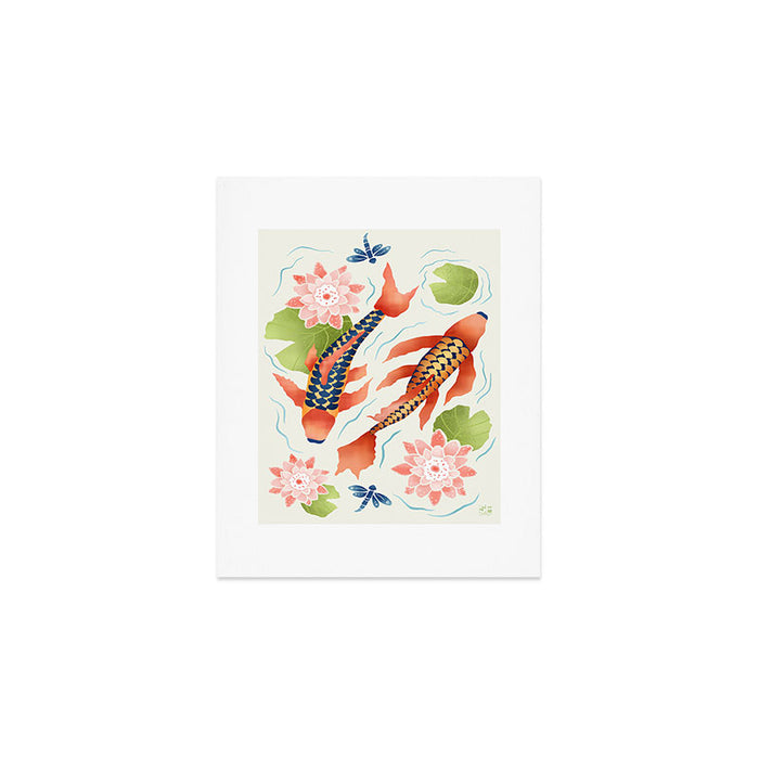 Koi Pond I Art Print Gallery Image 1