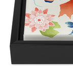 Koi Pond I Framed Canvas Print Gallery Image 3