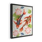 Koi Pond I Framed Canvas Print Gallery Image 2
