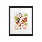 Koi Pond I Framed Art Print Gallery Image 5
