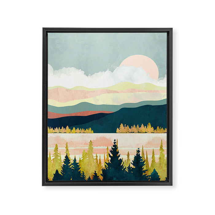 Lake Forest Framed Canvas Print Gallery Image 1