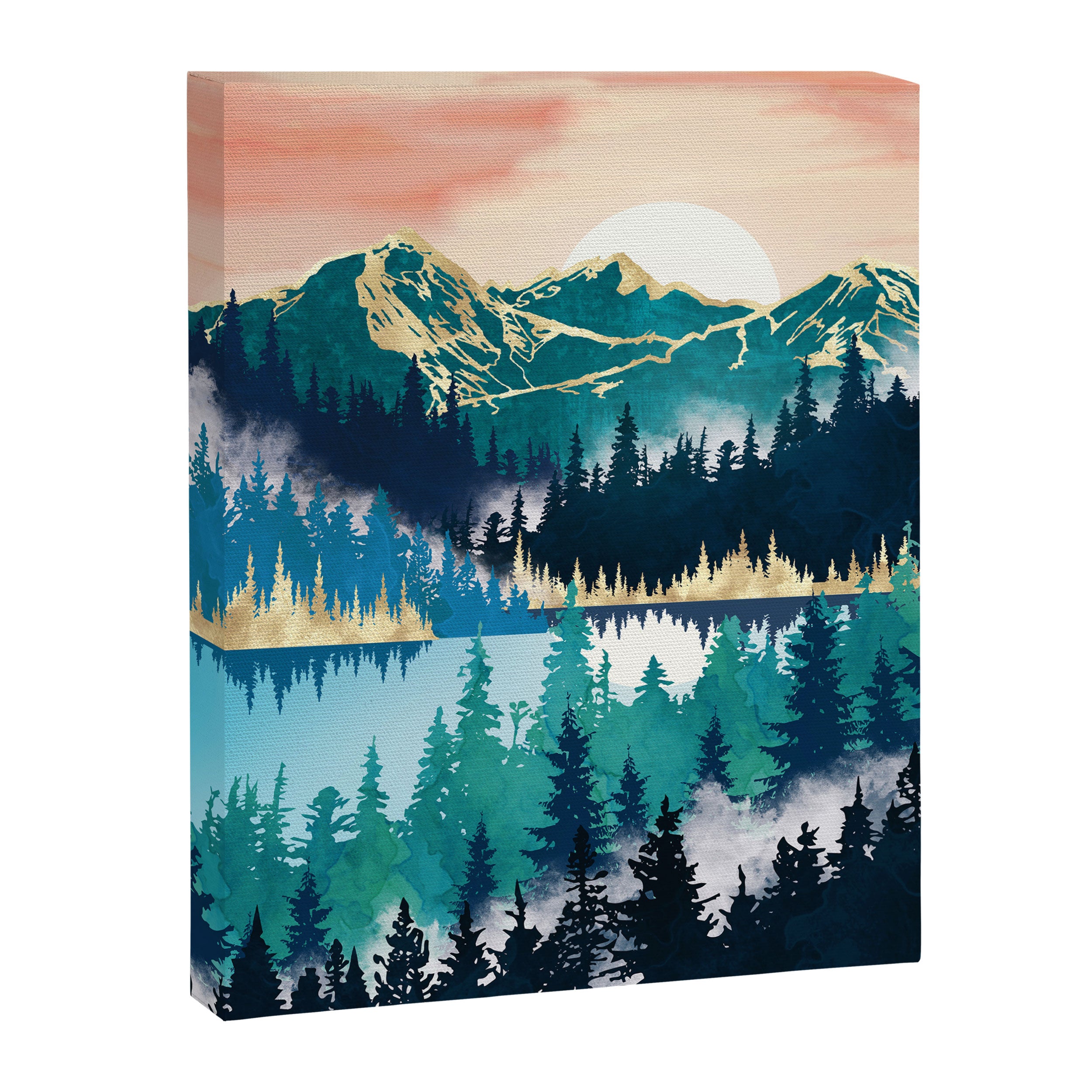 Lake Mist Canvas Print Gallery Image 8