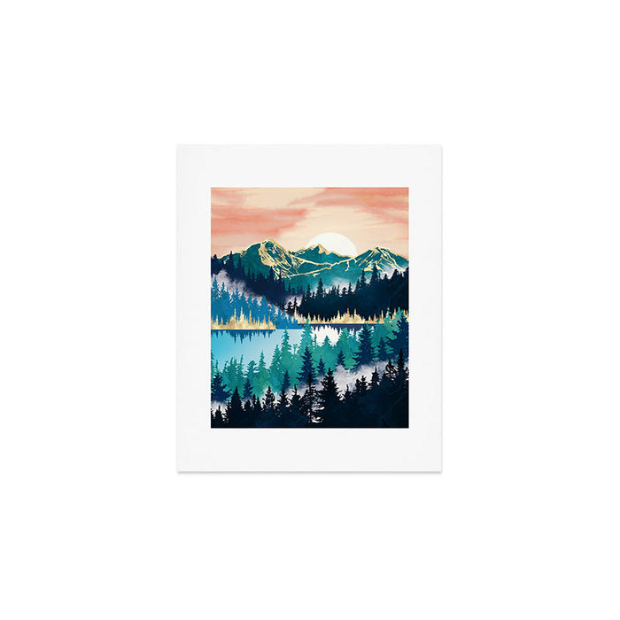 Lake Mist Art Print Gallery Image 1