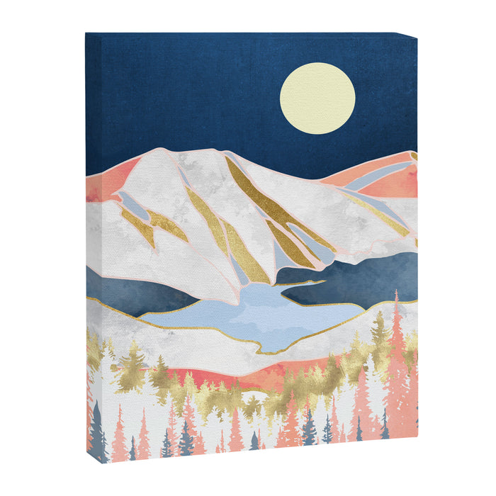Lake Mountains Canvas Print Gallery Image 1