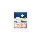 Lake Mountains Art Print Gallery Image 1