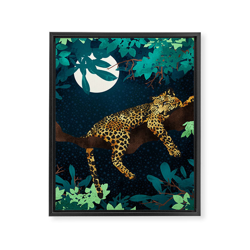 Leopard Dream Framed Canvas Print Gallery Image 8