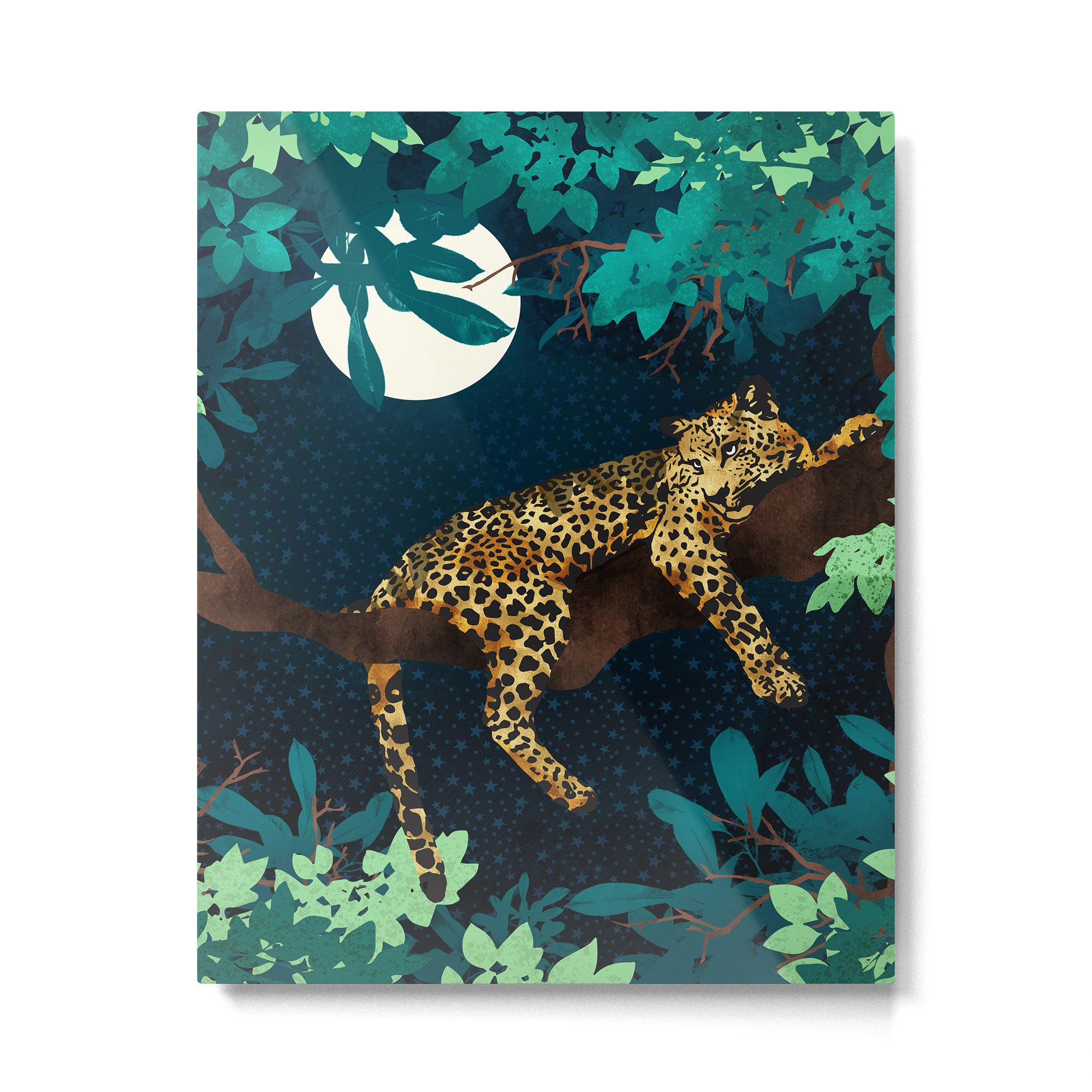Leopard Dream Metal Print Gallery Image 6