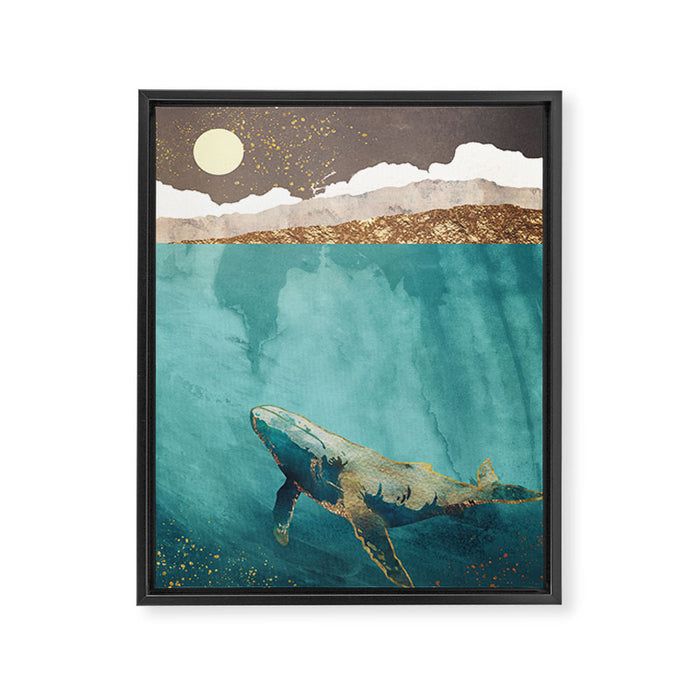 Light Beneath Framed Canvas Print Gallery Image 1