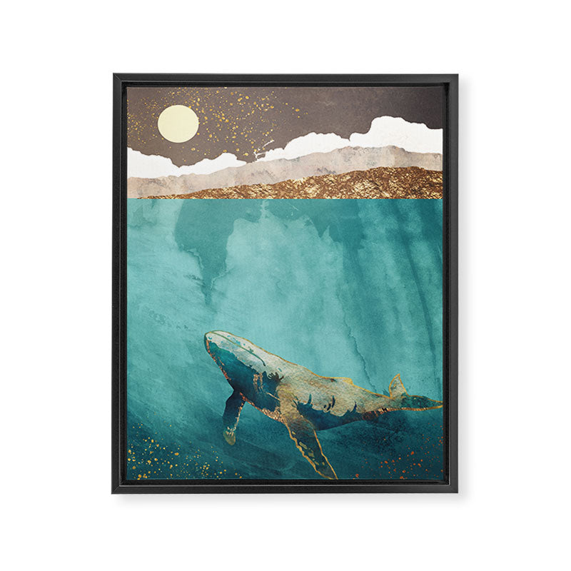 Light Beneath Framed Canvas Print Gallery Image 8