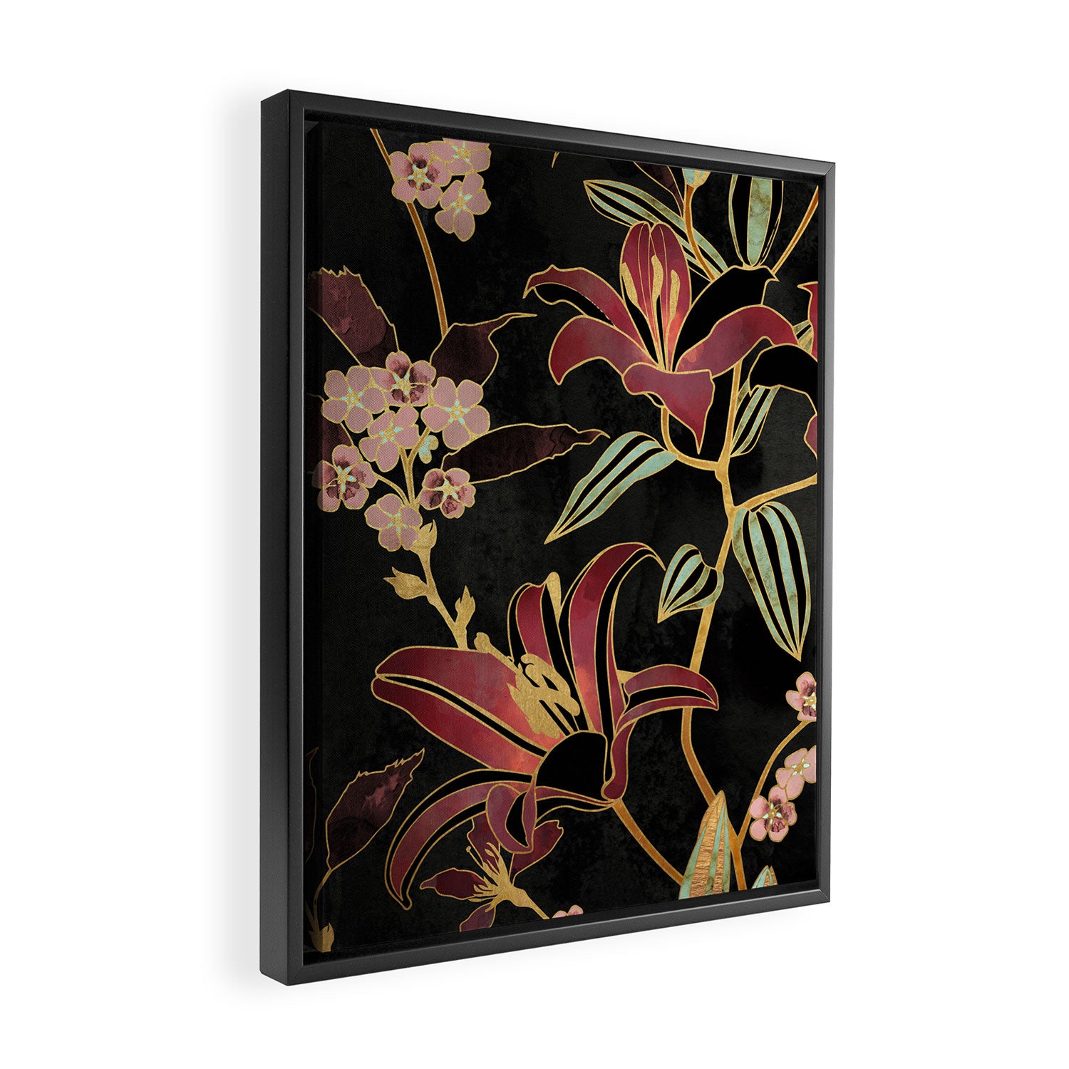 Lily Framed Canvas Print Gallery Image 2