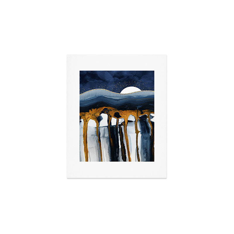 Liquid Hills Art Print Gallery Image 1