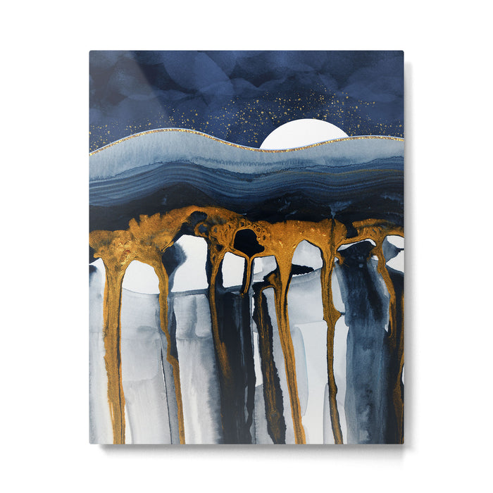 Liquid Hills Metal Print Gallery Image 1