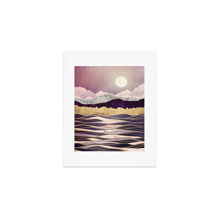 Lunar Waves Art Print Gallery Image 1