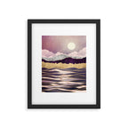 Lunar Waves Framed Art Print Gallery Image 6