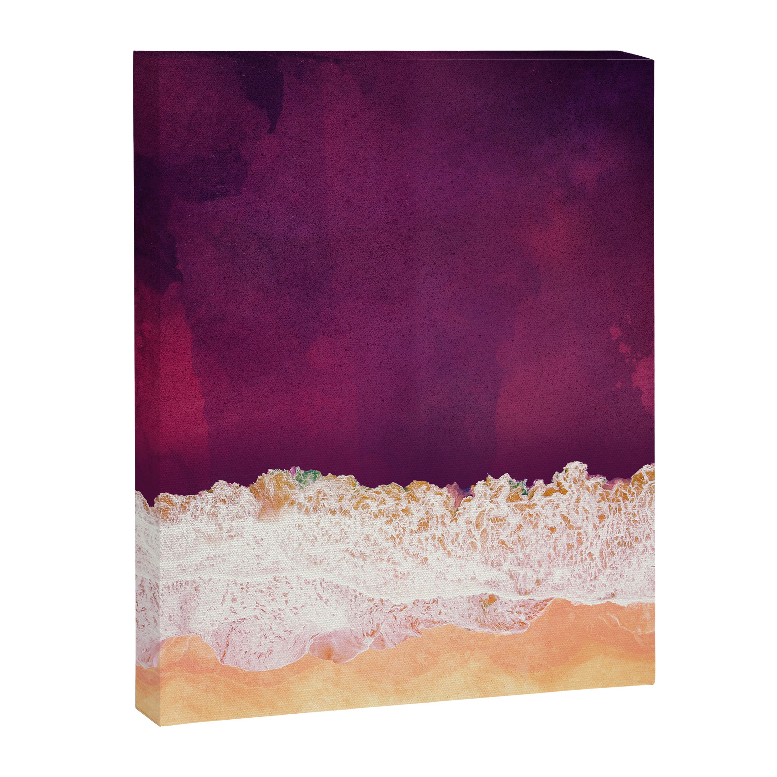 Maroon Ocean Canvas Print Gallery Image 8