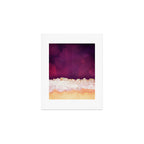 Maroon Ocean Art Print Gallery Image 1