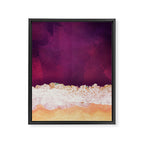 Maroon Ocean Framed Canvas Print Gallery Image 8