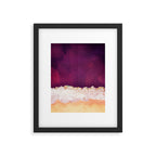 Maroon Ocean Framed Art Print Gallery Image 6