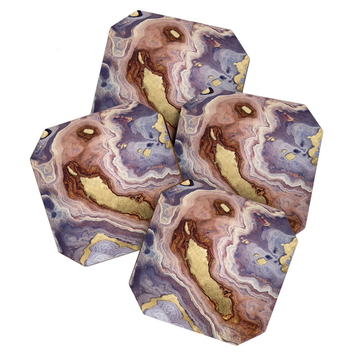 Mauve Agate Coaster Gallery Image 1