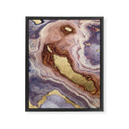 Mauve Agate Framed Canvas Print Gallery Image 8