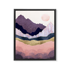 Mauve Mist Framed Canvas Print Gallery Image 8