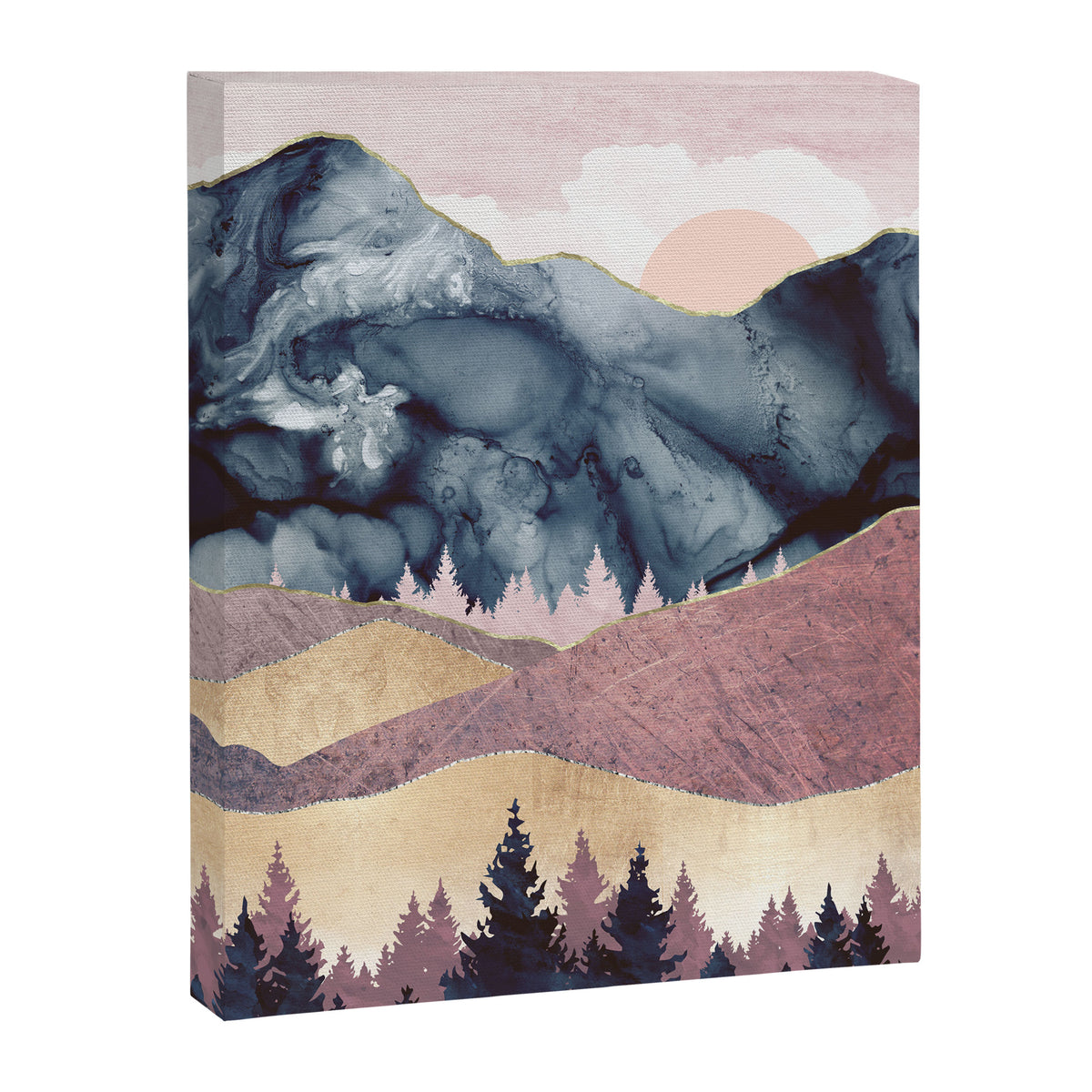 Mauve Vista Canvas Print Gallery Image 8