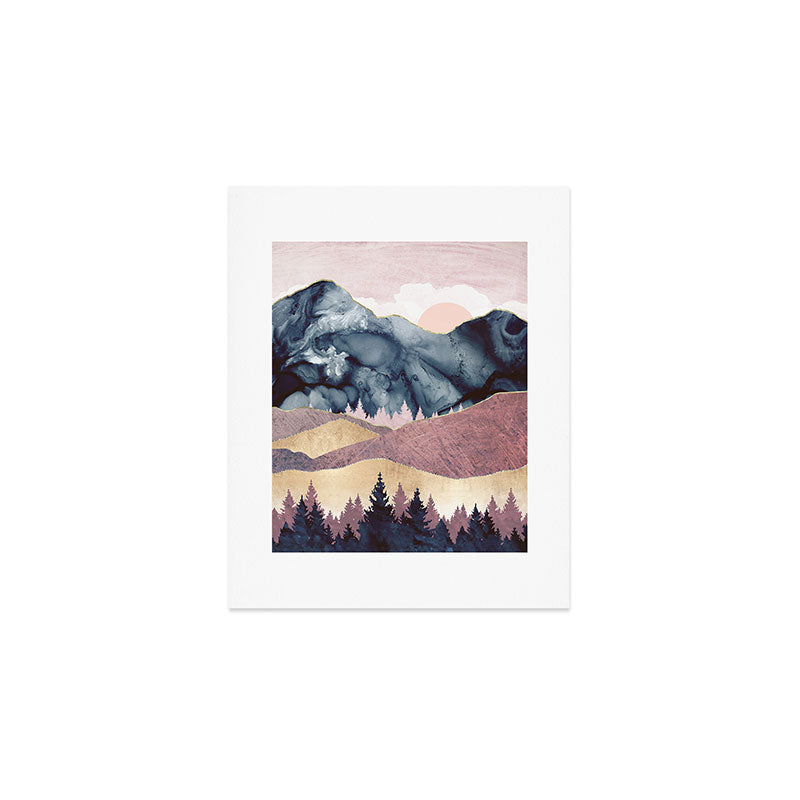Mauve Vista Art Print Gallery Image 1