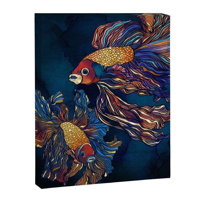 Metallic Betta Fish Canvas Print Gallery Image 1