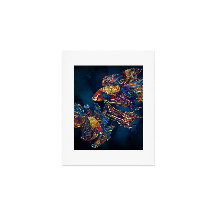Metallic Betta Fish Art Print Gallery Image 1