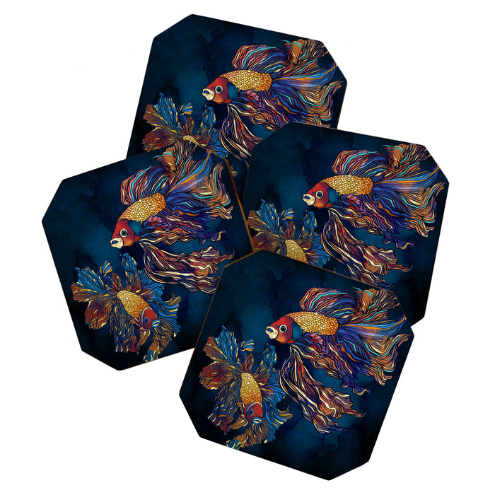 Metallic Betta Fish Coaster Gallery Image 1