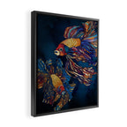 Metallic Betta Fish Framed Canvas Print Gallery Image 2