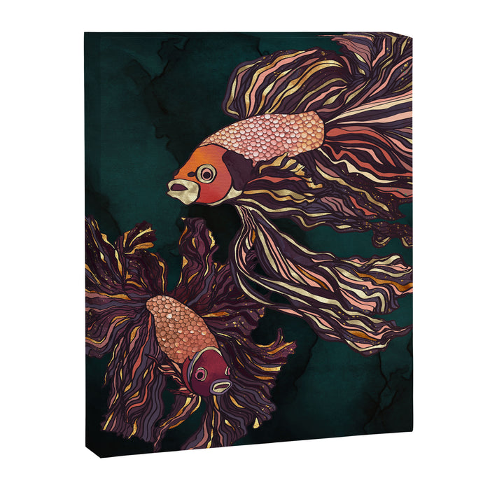 Metallic Betta Fish II Canvas Print Gallery Image 1