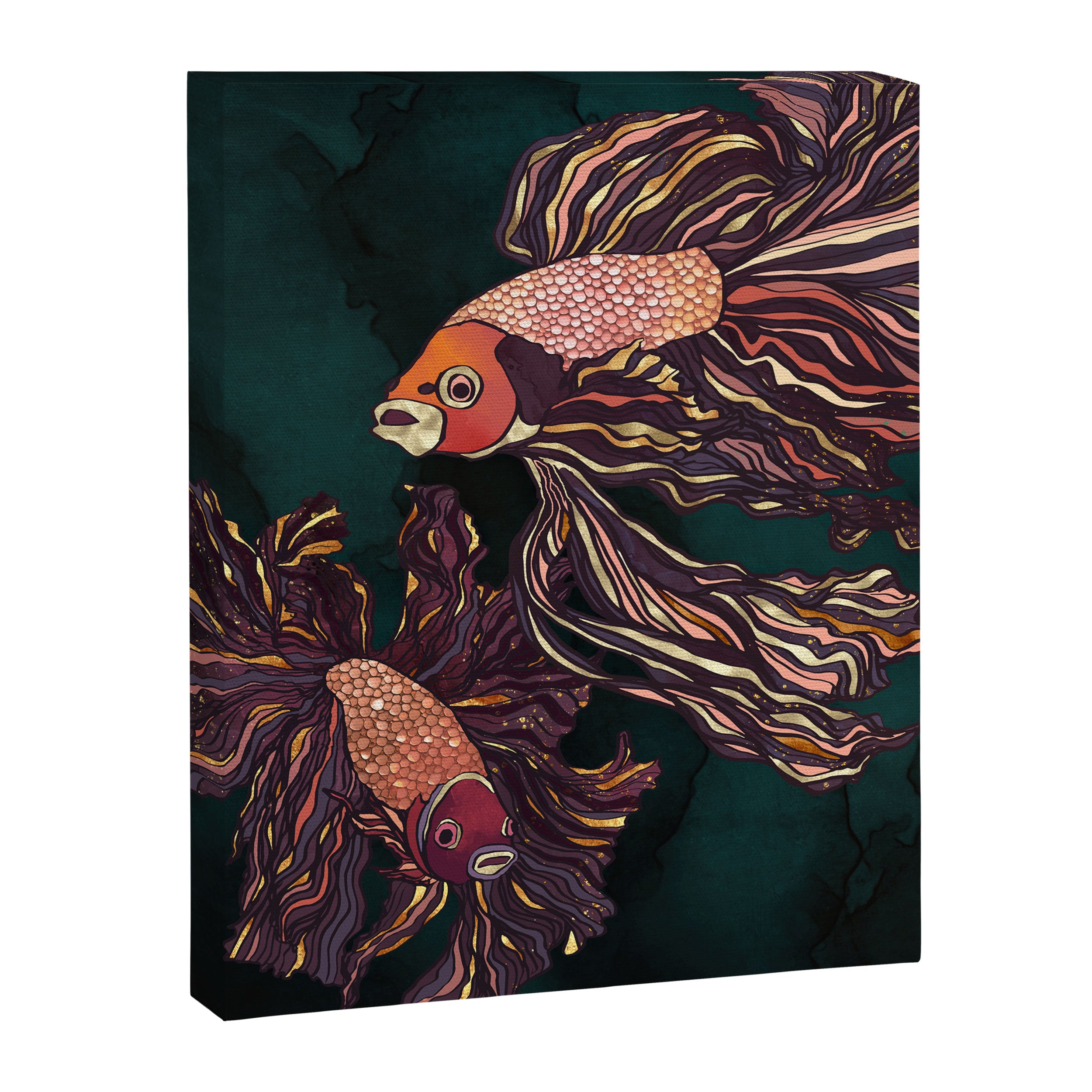 Metallic Betta Fish II Canvas Print Gallery Image 8