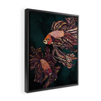 Metallic Betta Fish II Framed Canvas Print Gallery Image 2