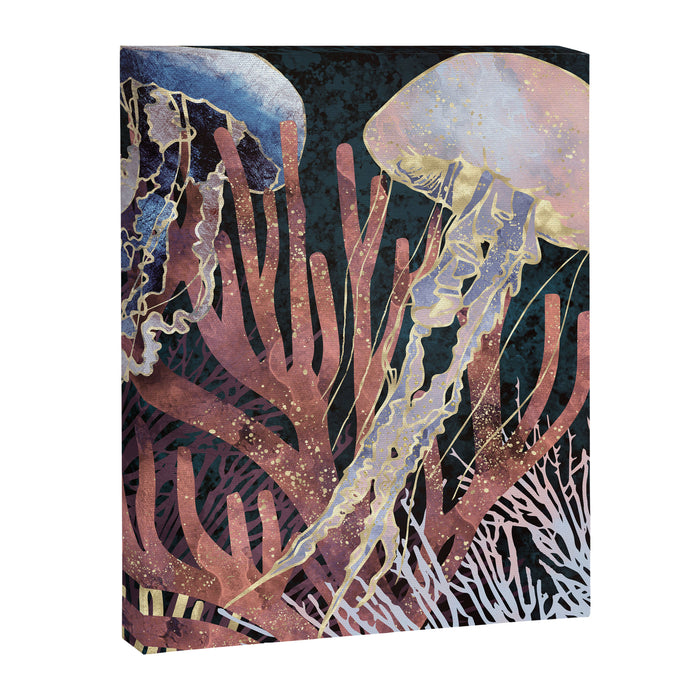 Metallic Coral Canvas Print Gallery Image 1