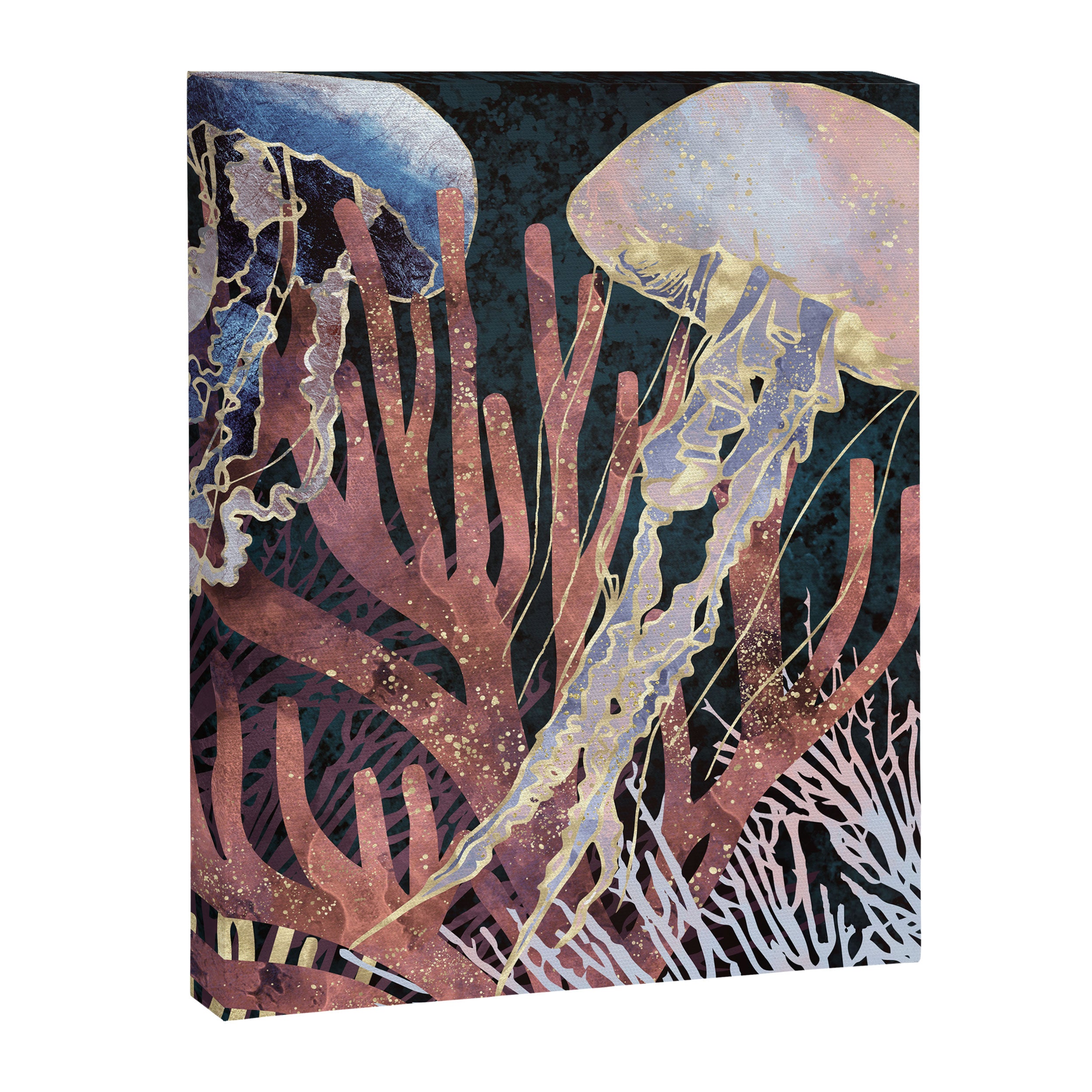 Metallic Coral Canvas Print Gallery Image 8