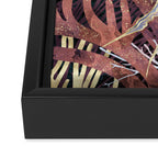 Metallic Coral Framed Canvas Print Gallery Image 3