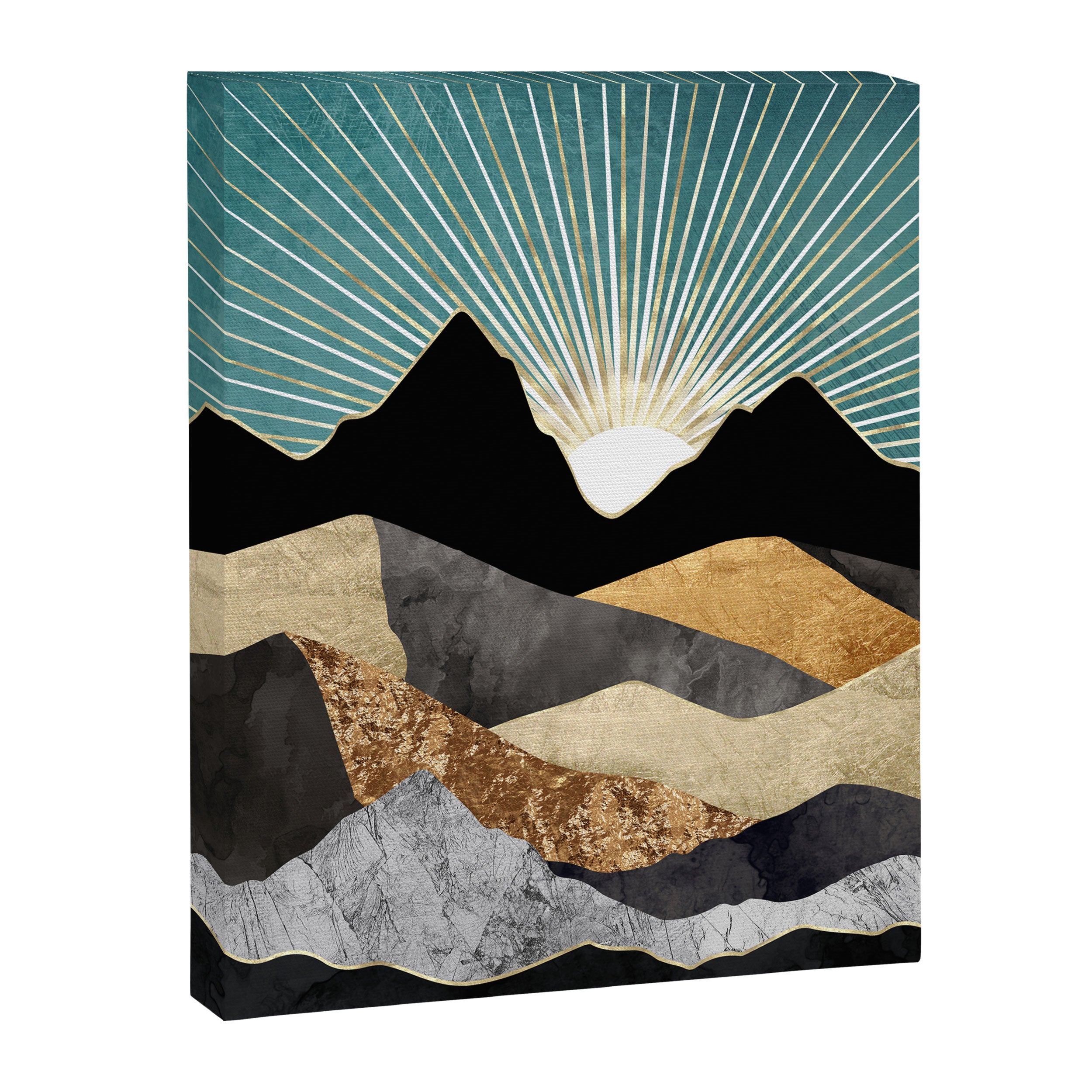 Metallic Daybreak Canvas Print Gallery Image 8