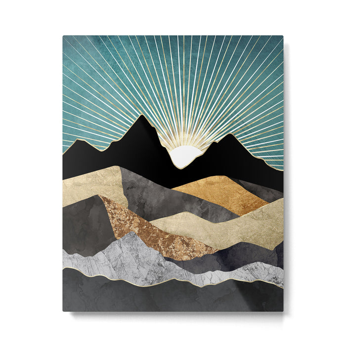 Metallic Daybreak Metal Print Gallery Image 1